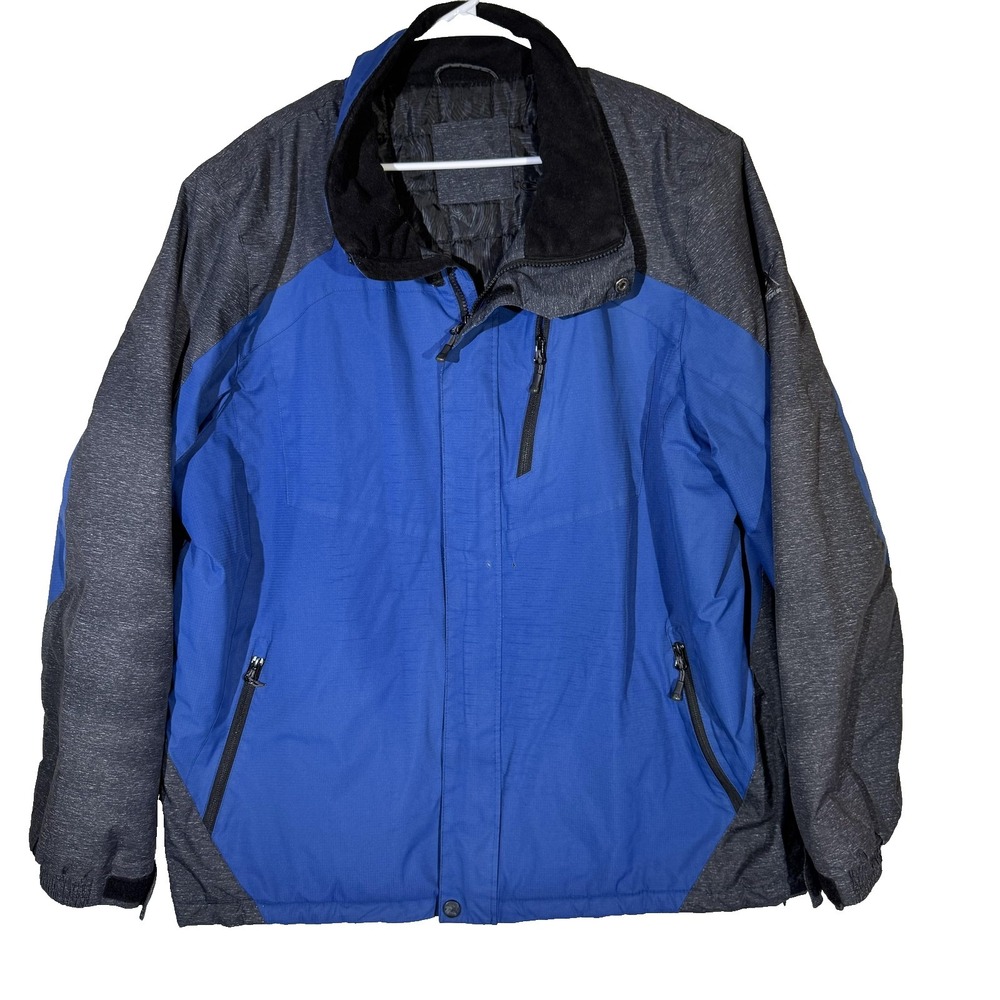 ZeroXposur Jacket Mens XL Blue Gray Insulated Full Zip Winter Coat